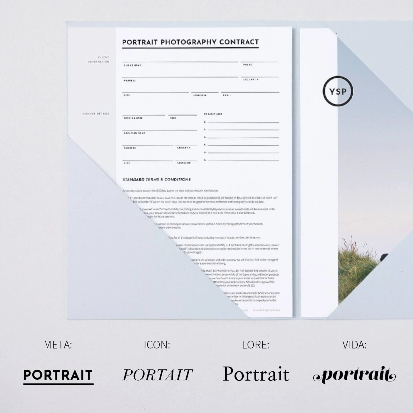 DesignAglow Portraits & Families Essential Portrait Contract & Forms 5 DesignAglow Portraits & Families Essential Portrait Contract & Forms