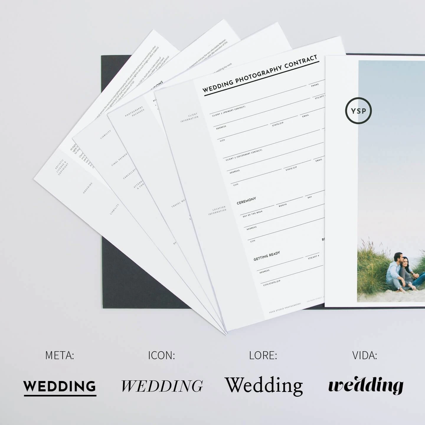 DesignAglow Essential Wedding Contract & Forms 5 DesignAglow Essential Wedding Contract & Forms