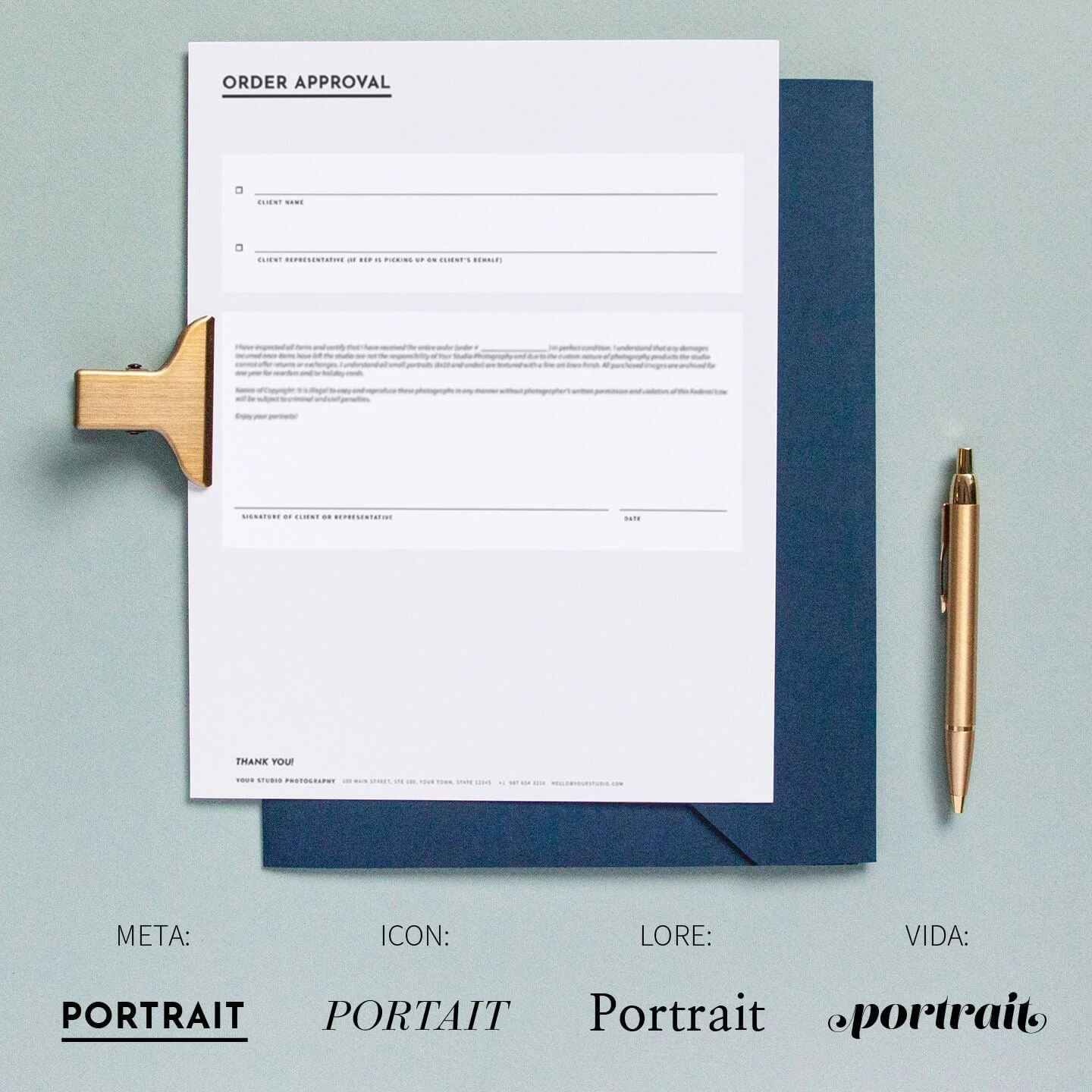 DesignAglow Portraits & Families Essential Portrait Contract & Forms 8 DesignAglow Portraits & Families Essential Portrait Contract & Forms