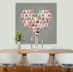 DesignAglow Collages & Calendars Heart Photo Collage