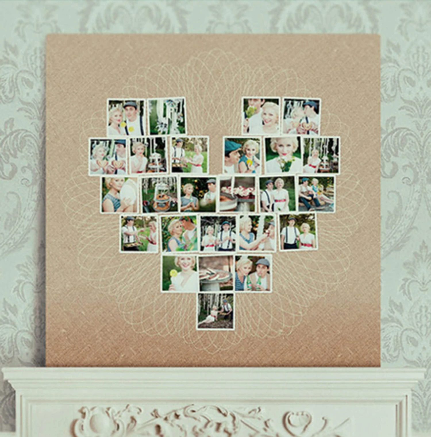 DesignAglow Collages & Calendars Heart Photo Collage 4 DesignAglow Collages & Calendars Heart Photo Collage