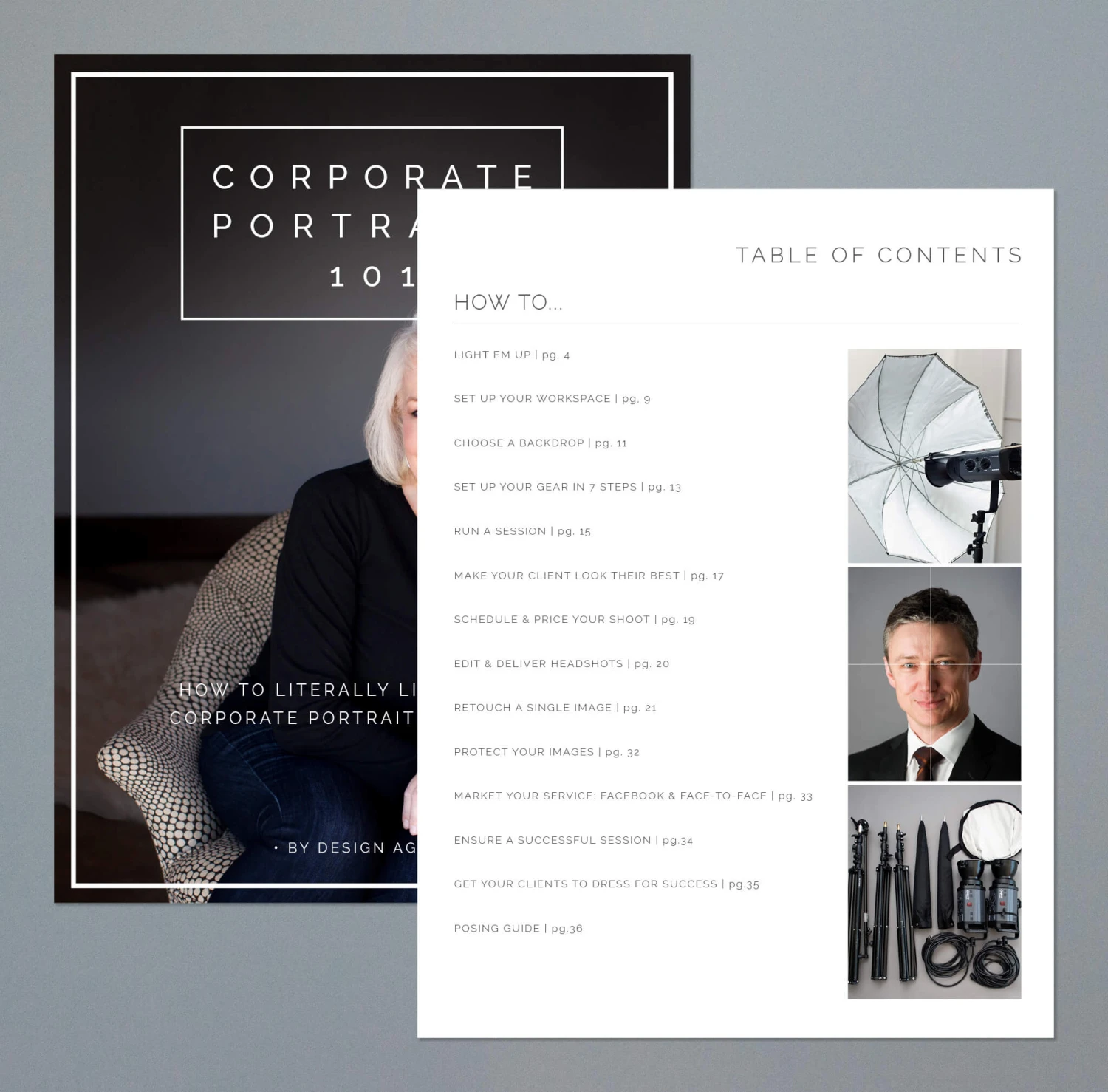 DesignAglow Corporate Portraits 101: A Complete Business Headshot Kit Business Courses & Resources 4 DesignAglow Corporate Portraits 101: A Complete Business Headshot Kit Business Courses & Resources