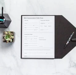 DesignAglow Birth Announcement Order Form