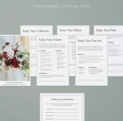 DesignAglow Studio Management Client Care Cards 11 DesignAglow Studio Management Client Care Cards