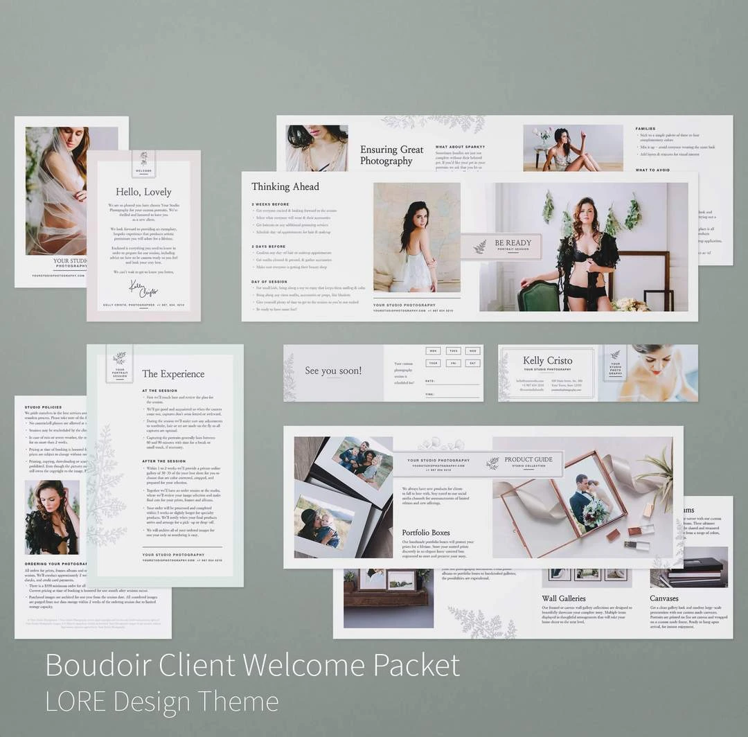 DesignAglow Boudoir Client Welcome Packet 8 DesignAglow Boudoir Client Welcome Packet