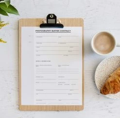 DesignAglow Photography Barter Contract Dark & Moody