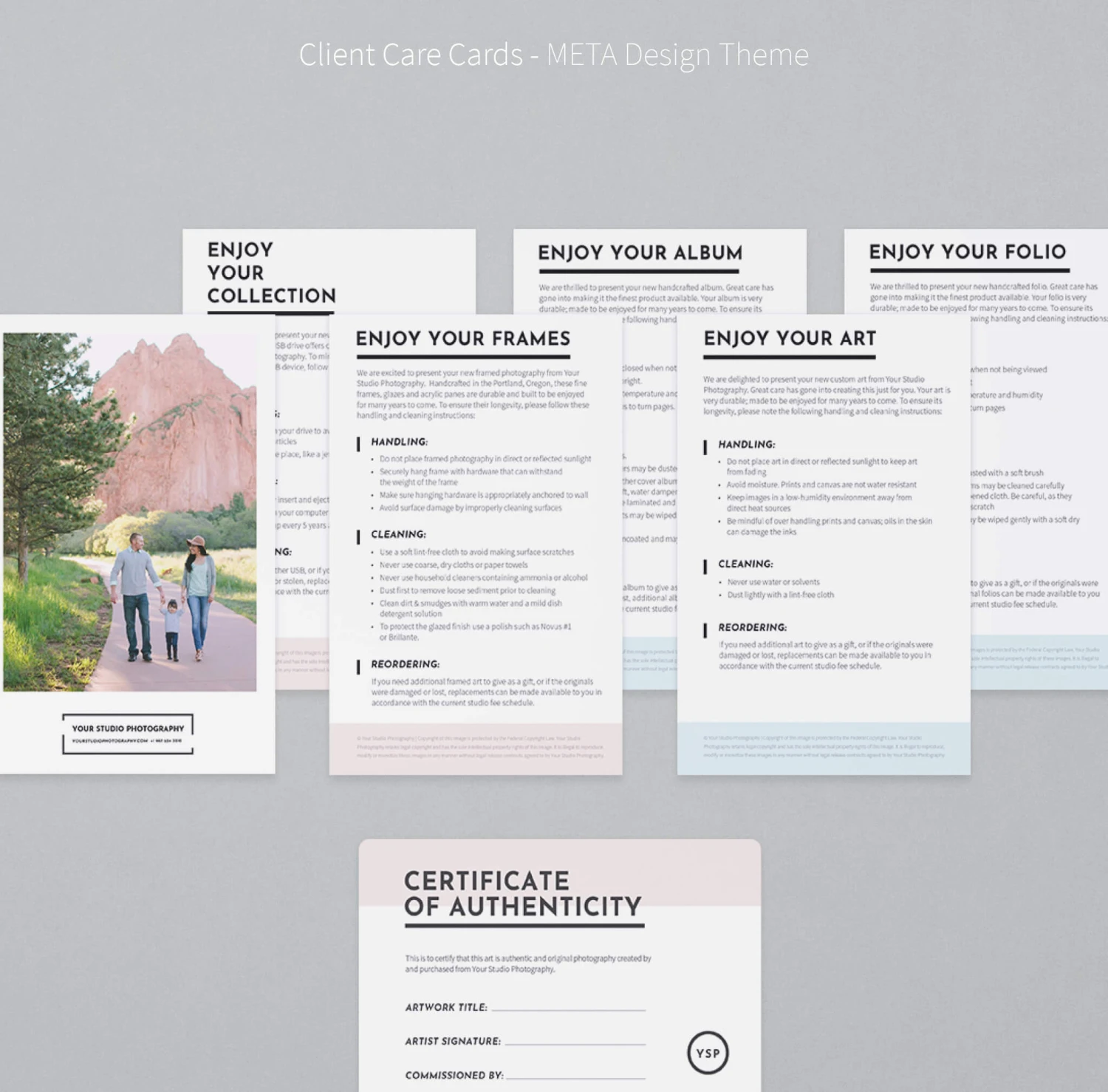 DesignAglow Studio Management Client Care Cards 5 DesignAglow Studio Management Client Care Cards