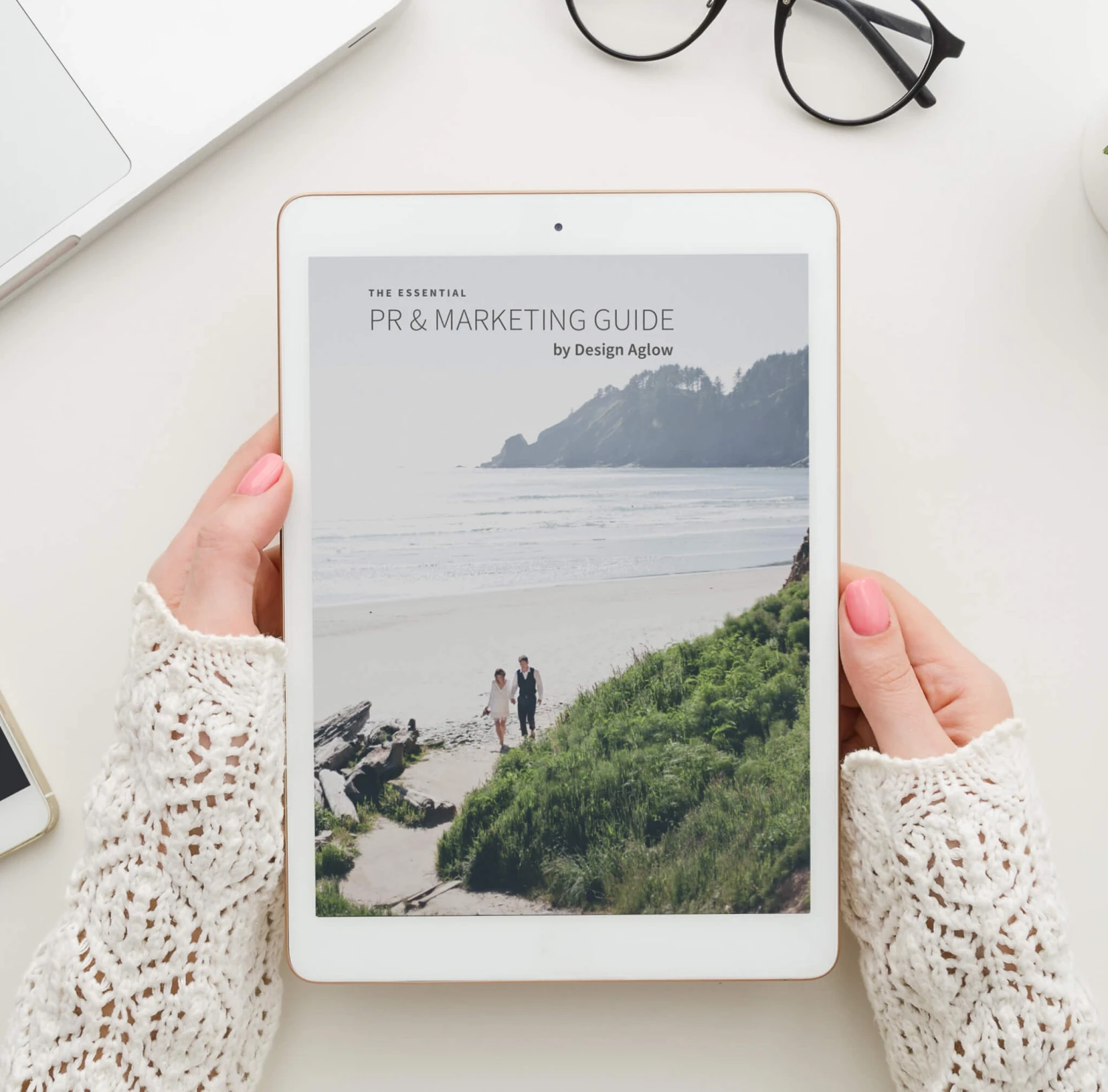 PR_Marketing_ipad.jpg DesignAglow Studio Management Marketing & PR Guide With Calendar