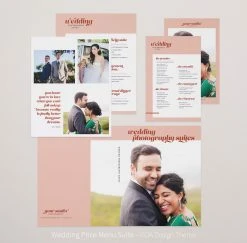 DesignAglow Bold & Fun VIDA Price Menu Suite