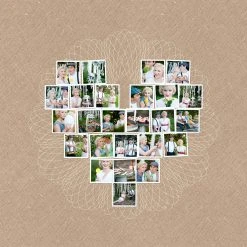 DesignAglow Collages & Calendars Heart Photo Collage 7 DesignAglow Collages & Calendars Heart Photo Collage