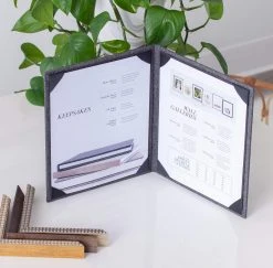Album Shop Menu Folio Print & Menu Folios