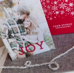 DesignAglow Holiday Cards: Let It Snow