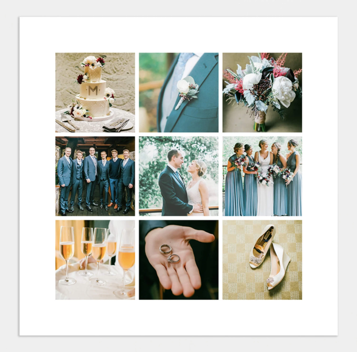 DesignAglow Photo Collage Template: 20x20 With (9) 5x5 Openings Collages & Calendars 4 DesignAglow Photo Collage Template: 20x20 With (9) 5x5 Openings Collages & Calendars