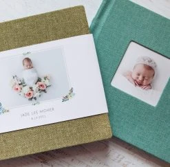 DesignAglow Babies & Maternity Photo Album Templates: Bohemian Baby Book