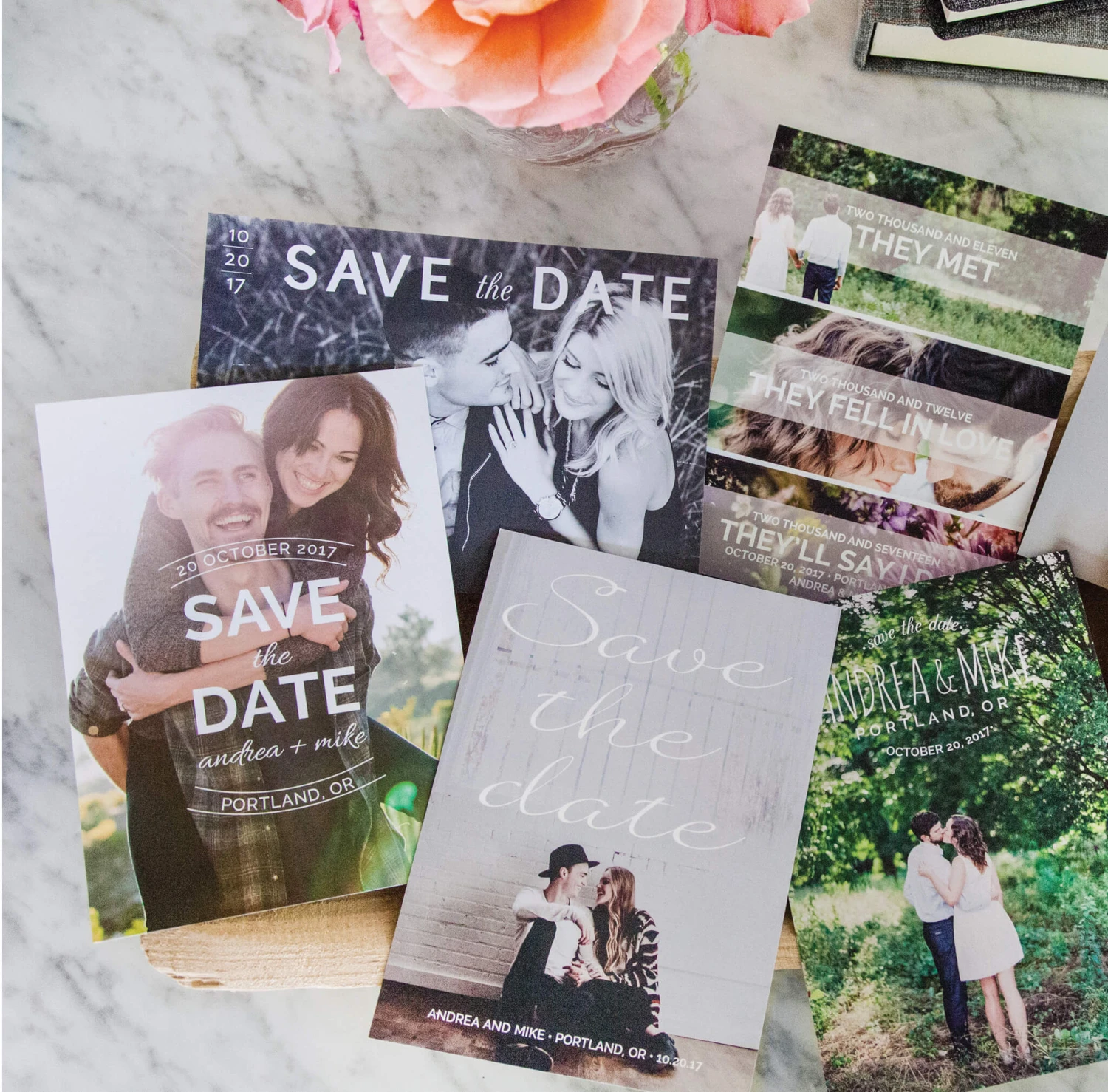 shopimages_announcements14.jpg DesignAglow Weddings & Engagements Save The Date Cards: Modern Minimalist Collection
