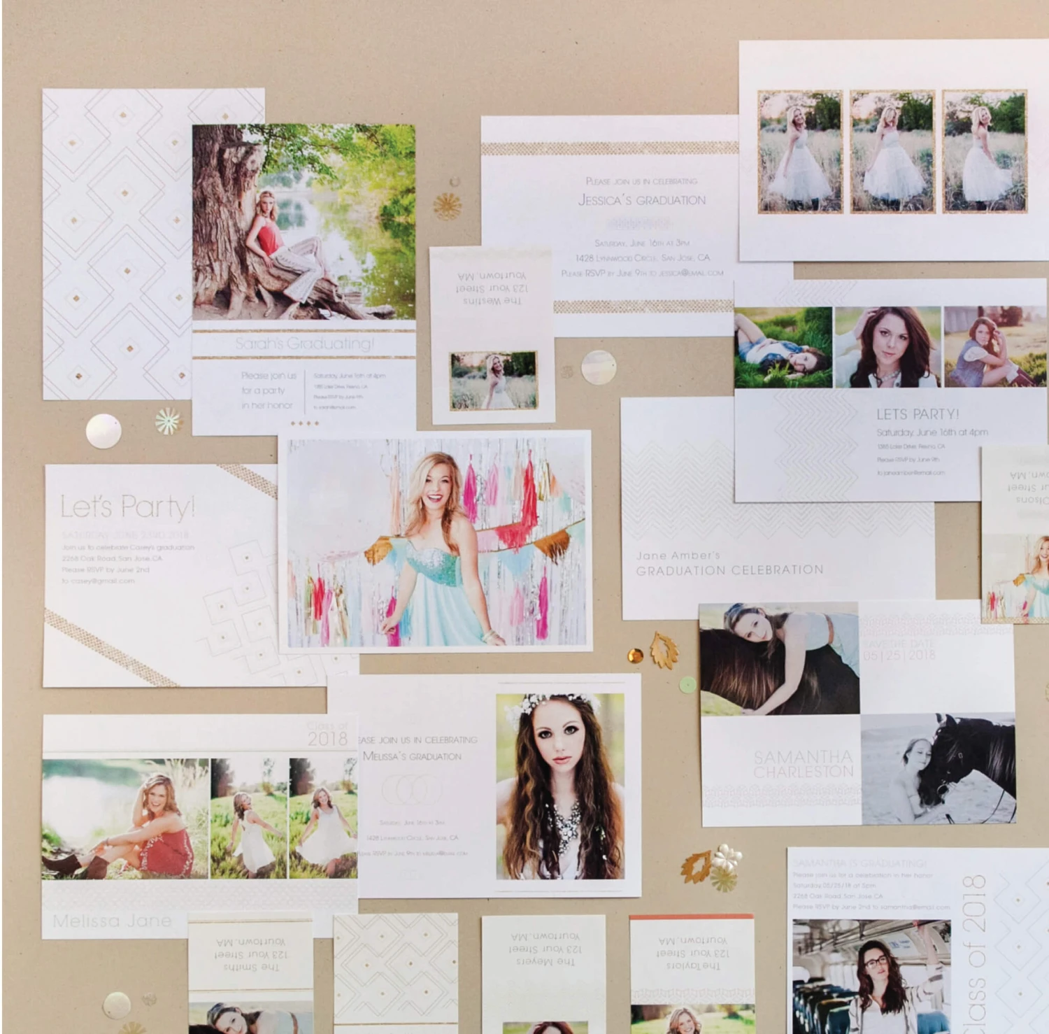 DesignAglow High School Seniors Graduation Announcements: Senior Style 6 DesignAglow High School Seniors Graduation Announcements: Senior Style