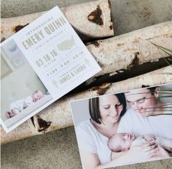 DesignAglow Baby Announcements: Born Yesterday