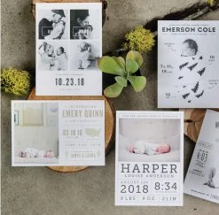 DesignAglow Baby Announcements: Born Yesterday 7 DesignAglow Baby Announcements: Born Yesterday