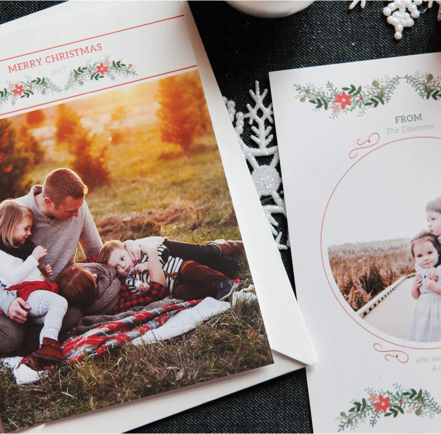 DesignAglow Holiday Cards: Painted Floral Collection 4 DesignAglow Holiday Cards: Painted Floral Collection