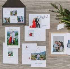 DesignAglow Holiday Cards: Merry Type Collection