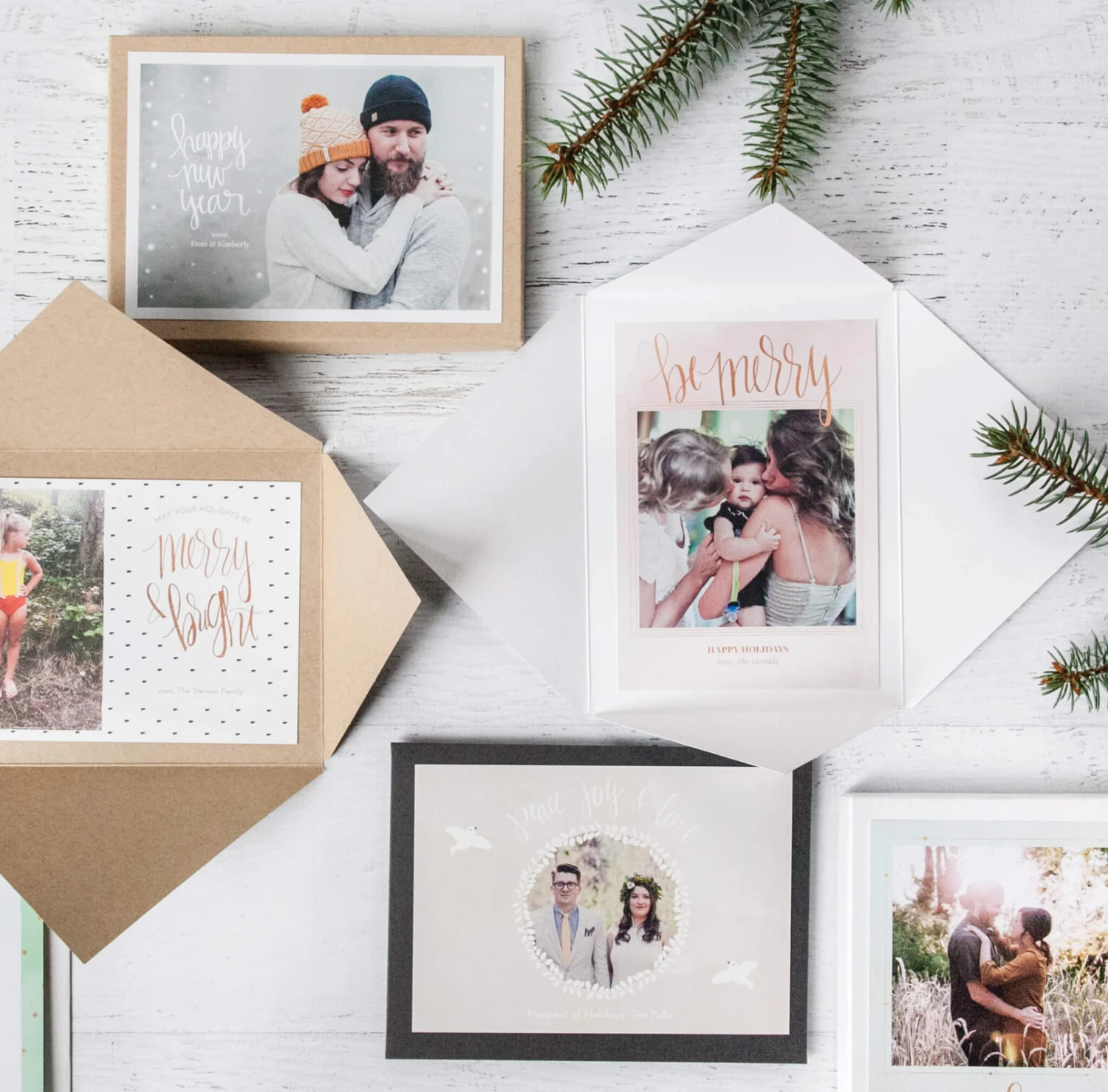 DesignAglow Holiday Cards: Artist's Brush Collection 6 DesignAglow Holiday Cards: Artist's Brush Collection