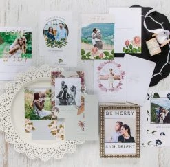 DesignAglow Holiday Cards: Winter Foliage Collection