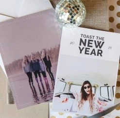 DesignAglow Holiday Cards New Year's Cards: Simply Elegant Collection