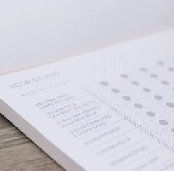 DesignAglow Photography Business Notepads Workflow & Assistants