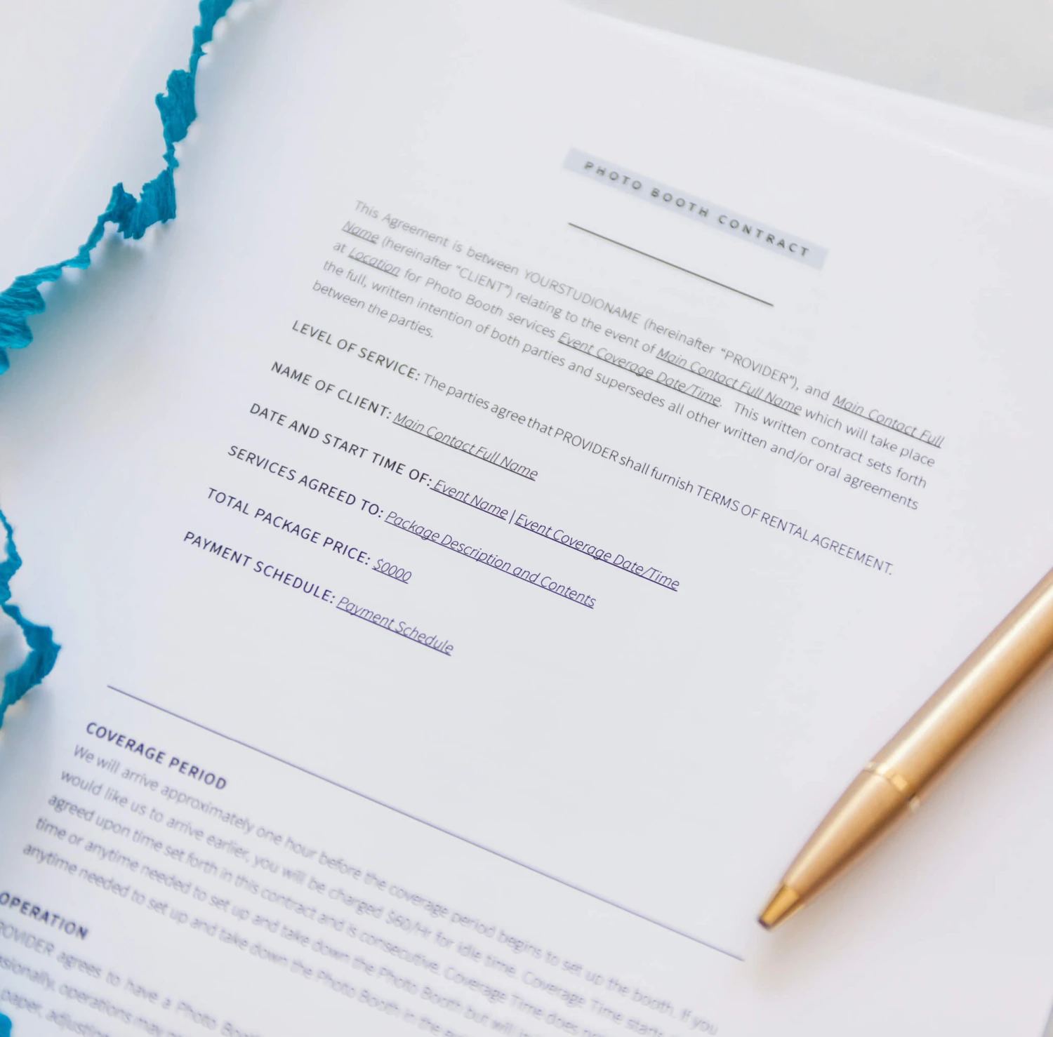 DesignAglow Complete Photo Booth Contract 4 DesignAglow Complete Photo Booth Contract