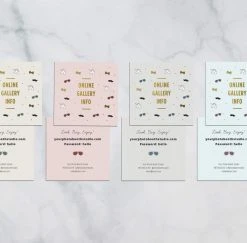 DesignAglow Grab & Go Photo Booth Cards