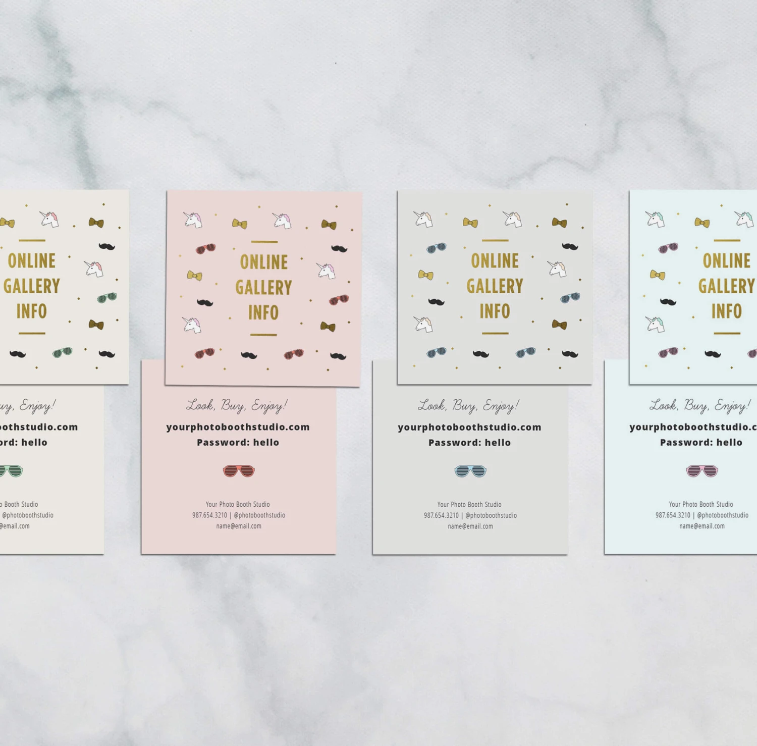 DesignAglow Grab & Go Photo Booth Cards 4 DesignAglow Grab & Go Photo Booth Cards