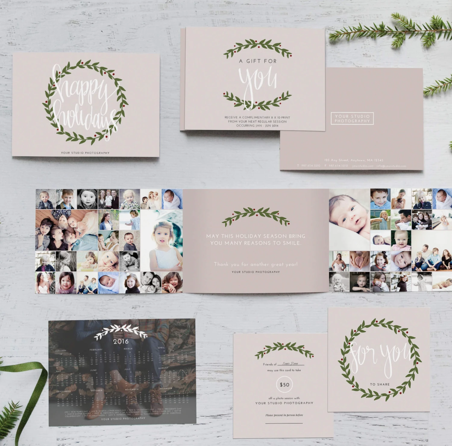 shopimages_welcomepackets6.jpg DesignAglow Client Holiday Gift Kit Marketing Suites