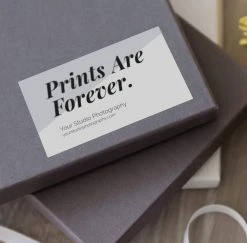 DesignAglow Packaging Stickers: Studio Chic Studio Stationery