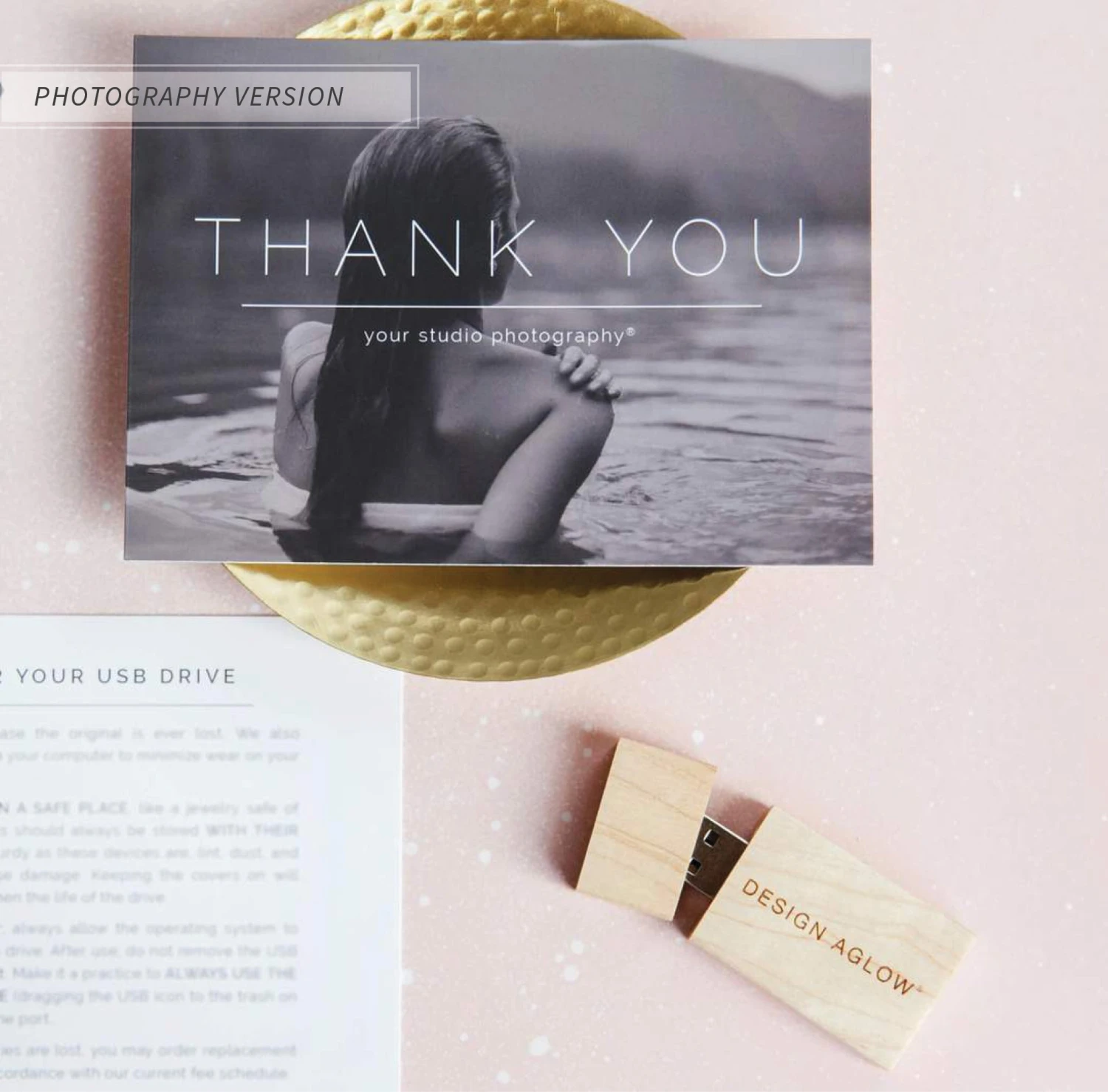 DesignAglow USB Care Card Studio Stationery 3 DesignAglow USB Care Card Studio Stationery